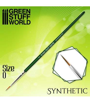 Pinceau synthétique pour peinture modélisme et impression 3D gamme GREEN SERIES