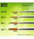 Pinceau synthétique pour peinture modélisme et impression 3D gamme GREEN SERIES