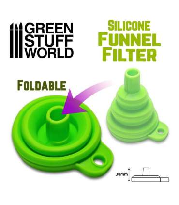 Entonnoir en silicone réutilisable pour imprimante 3D