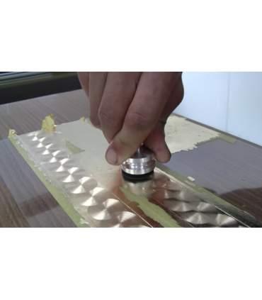 Tampon bouchonnage spinner pour feuille d'or