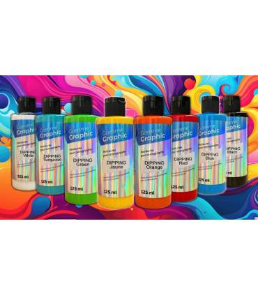 Peintures pour Dipping Graphic – 8 couleurs hydrographiques