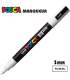 Marqueur peinture POSCA – feutre pointe fine 1,2mm en 4 couleurs