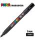 Marqueur peinture POSCA – feutre pointe fine 1,2mm en 4 couleurs