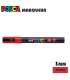 Marqueur peinture POSCA – feutre pointe fine 1,2mm en 4 couleurs