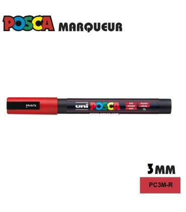 Marqueur peinture POSCA – feutre pointe fine 1,2mm en 4 couleurs