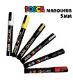 Marqueur peinture POSCA – feutre pointe moyenne 2mm