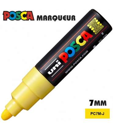 Marqueur peinture POSCA – feutre pointe large 5mm en 4 couleurs
