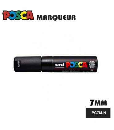 Marqueur peinture POSCA – feutre pointe large 5mm en 4 couleurs