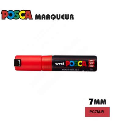 Marqueur peinture POSCA – feutre pointe large 5mm en 4 couleurs
