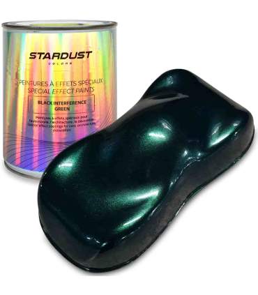 Kit de peintures pour moto - Effet Black Interférence