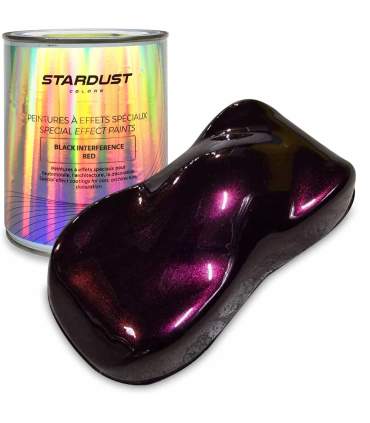 Kit de peintures pour moto - Effet Black Interférence