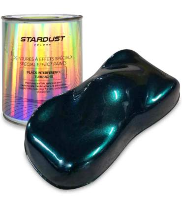 Kit de peintures pour moto - Effet Black Interférence