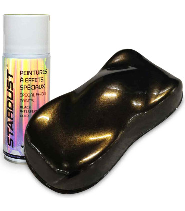Peinture velo effet Black interference Kit complet en pot ou aerosol