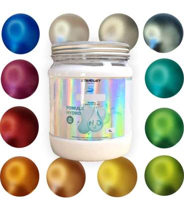 Peintures métallisées acrylique - formule hydro automobile 40 couleurs