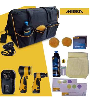 kit complet polissage et lustrage Mirka Spot Repair sur batterie