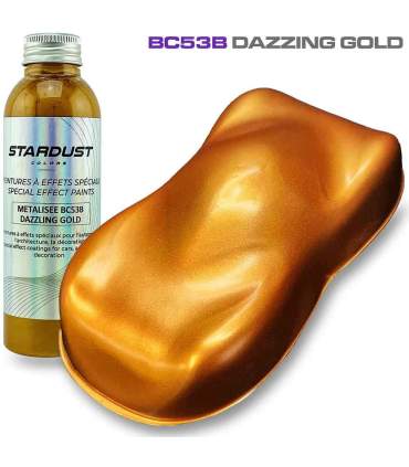 Peintures métallisées 125ml MINI Format - 48 teintes Aluminium Or pur Bronze Cuivre