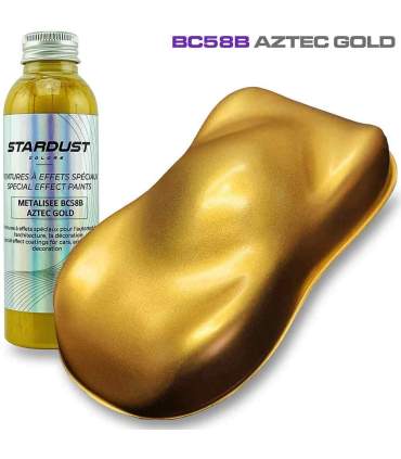 Peintures métallisées 125ml MINI Format - 48 teintes Aluminium Or pur Bronze Cuivre