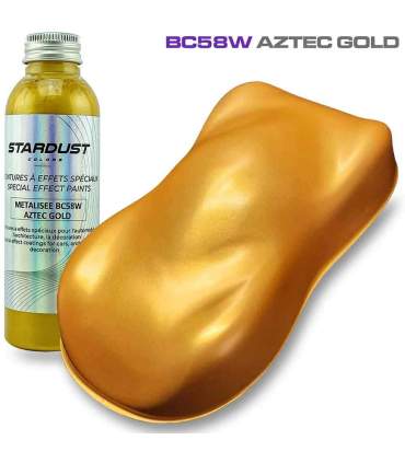 Peintures métallisées 125ml MINI Format - 48 teintes Aluminium Or pur Bronze Cuivre