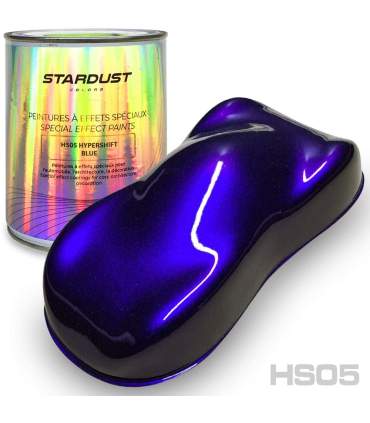 Kit de peintures pour moto - Effet Black Interférence