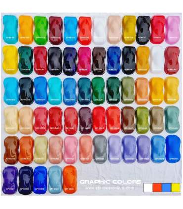 Peinture en spray pour vélo - STARDUST BIKE - 63 couleurs Graphic 400ml