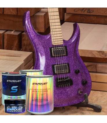 Peinture pailletée Candy pour guitare – Kit complet peinture guitare custom