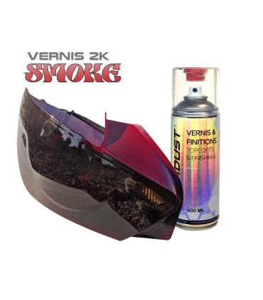 Vernis teinté phare noir fumée en bombe – spray bicomposant noir