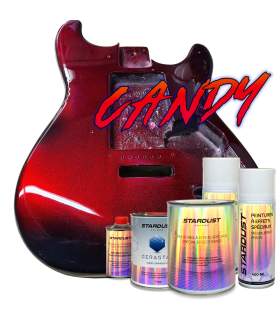 Peinture CANDY guitare – kit complet en bombe ou en pot