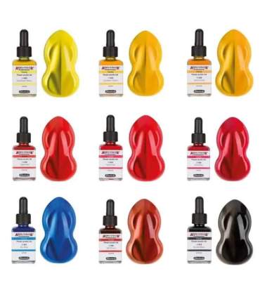 Candy Schmincke : 9 encres Aero Color