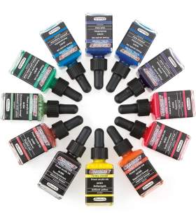 Encres Aero Color acryliques opaque ultra fines Total Cover