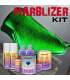 kit de peinture marbrée nacrée pour moto