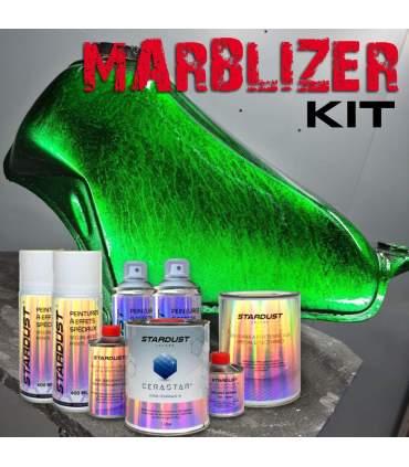kit de peinture marbrée nacrée pour moto