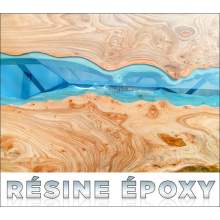 Résine époxy pour table rivière : peinture, colorant, nacre & pigment