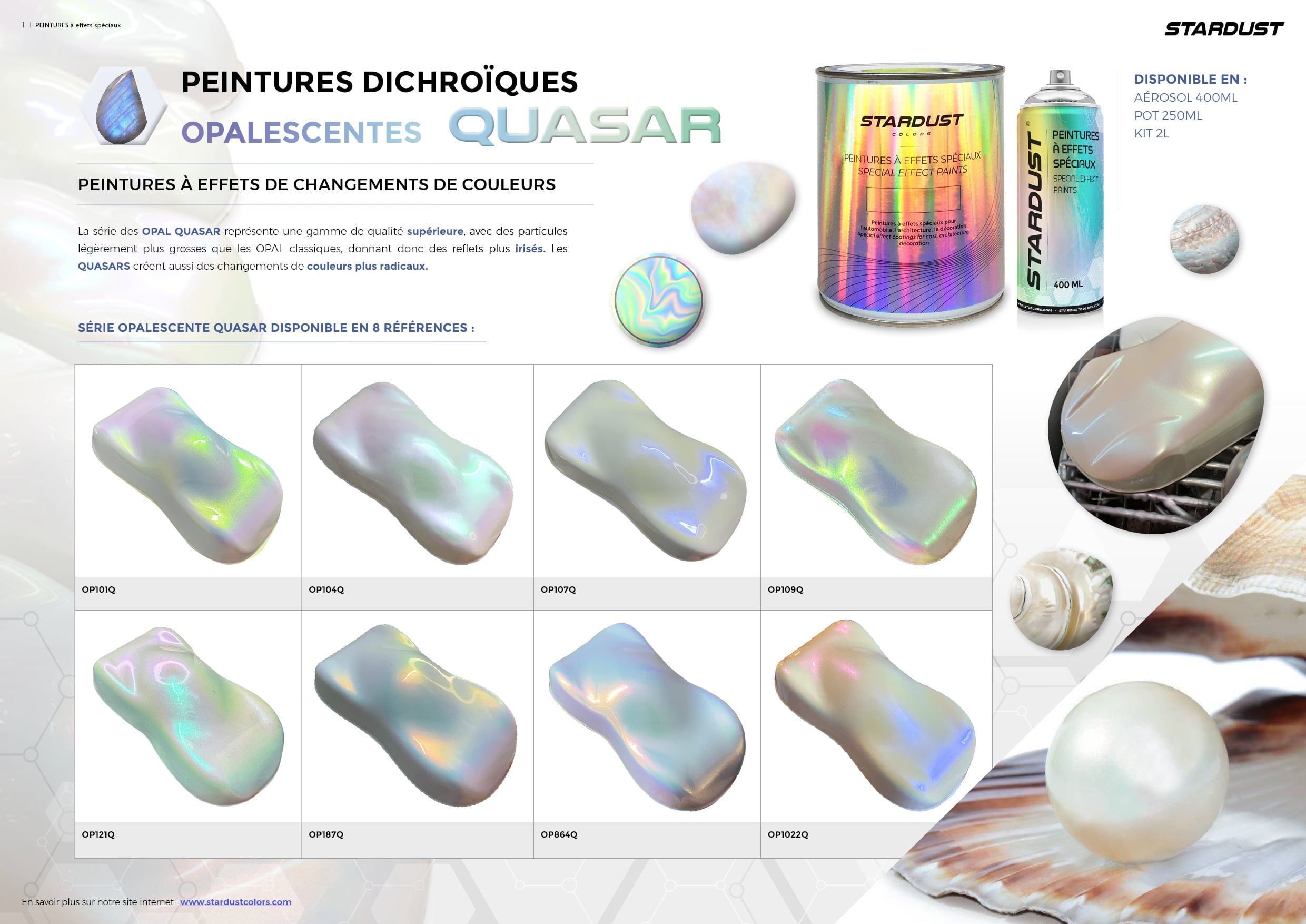 Catalogue Opalescent Quasar