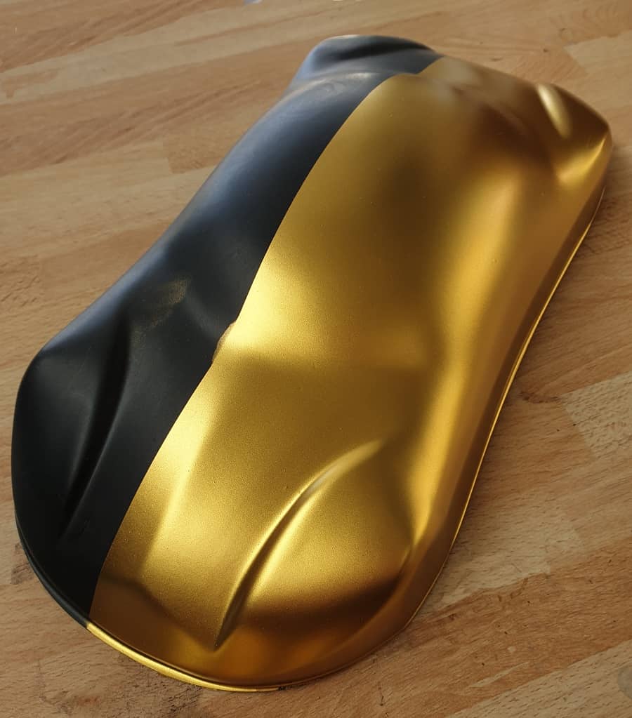 Peinture voiture et peinture moto dorée – Or 8 microns véritable