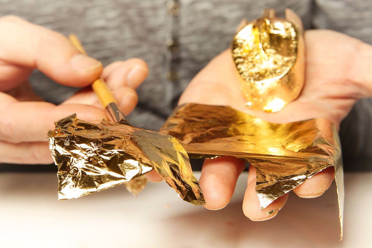 Dorure à la feuille d'or