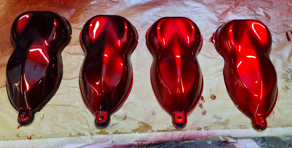 CANDY RED119 sur base BC2 COARSE-ALUMINIUM