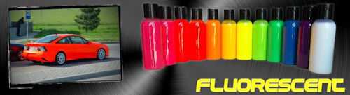 Gamme peinture fluorescente