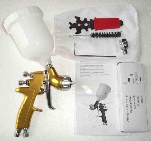 Utilisation d'un pistolet à peinture HVLP